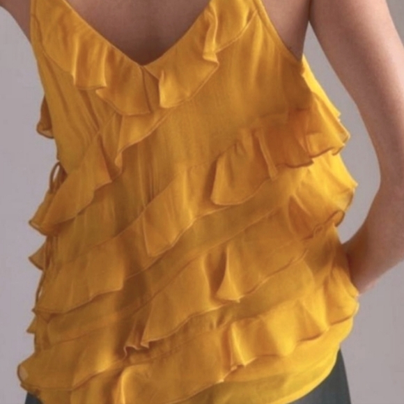 Anthropologie tiered side tie cami XL - Picture 3 of 6